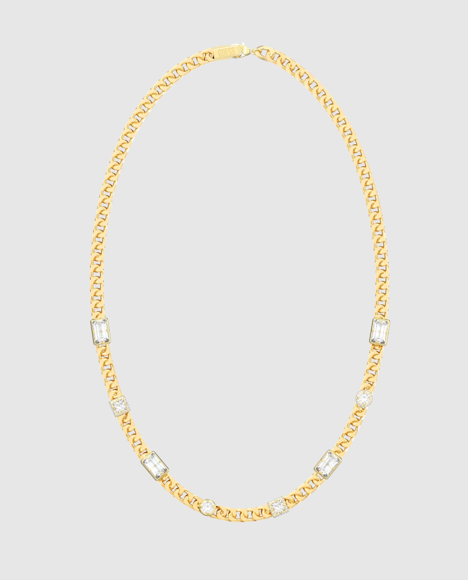 Imagen 0 de Cadena de hombre barrio de acero dorado Oro