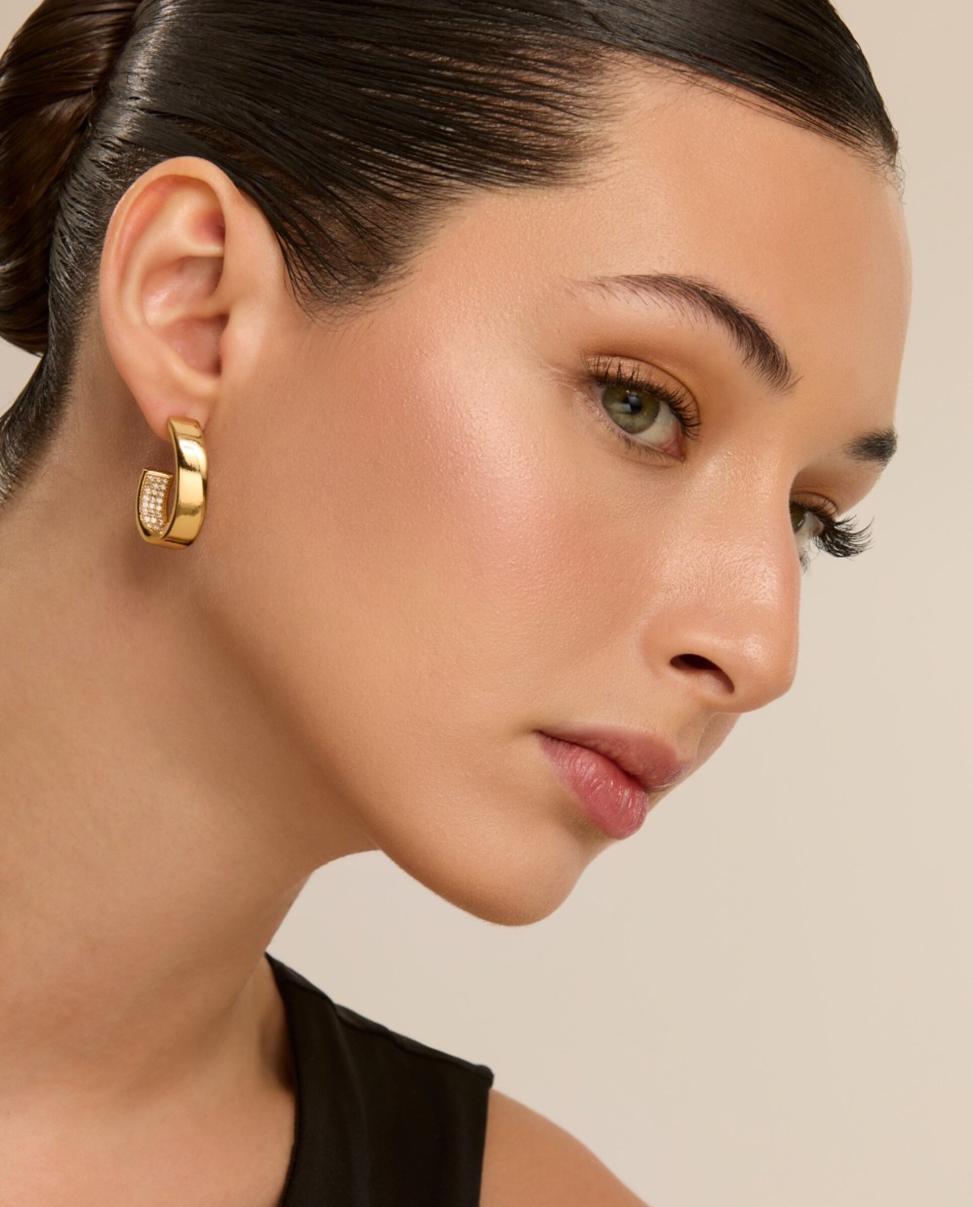 Pendientes madison de acero dorado - Guess - Oro Oro-2