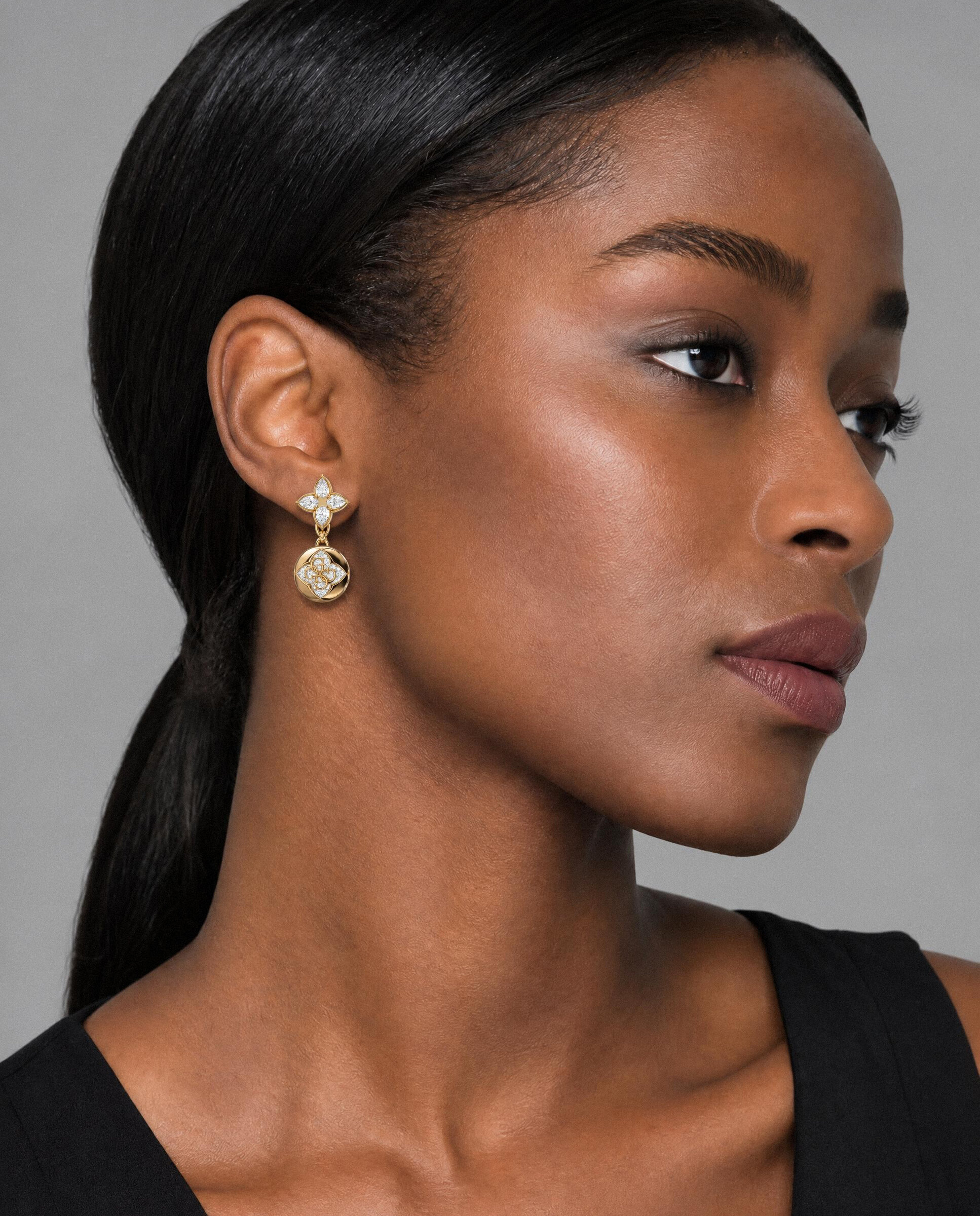 Pendientes spinning bloom de acero dorado - Guess - Oro Oro-2
