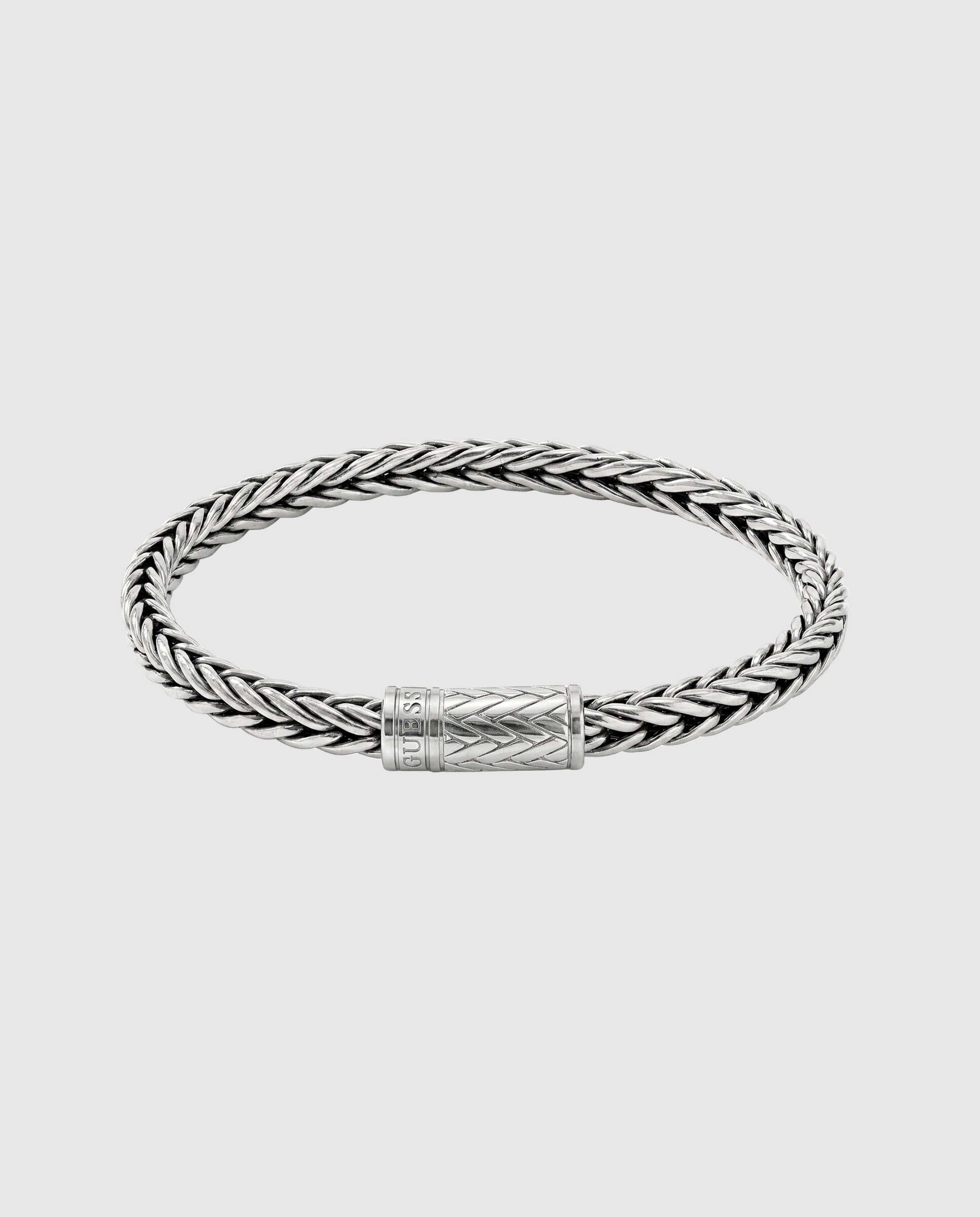 Imagen 0 de Pulsera de hombre lo studio de acero plateada Plata