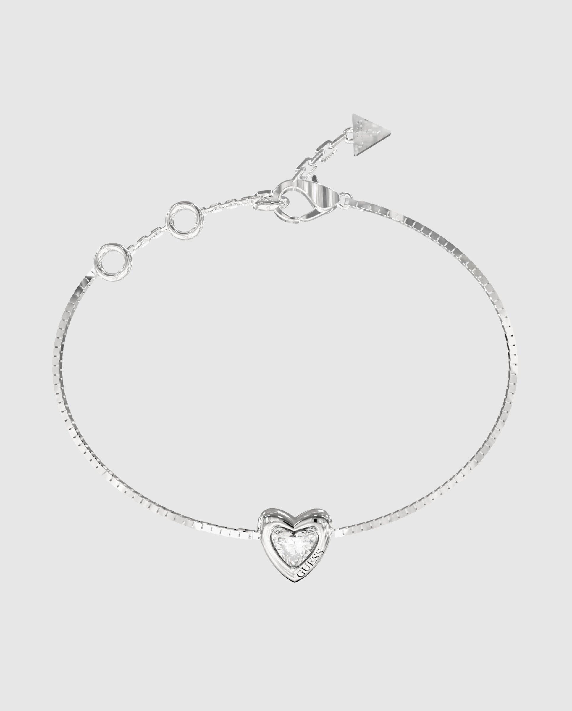 Imagen 0 de Pulsera de cadena beloved de acero plateada Plata