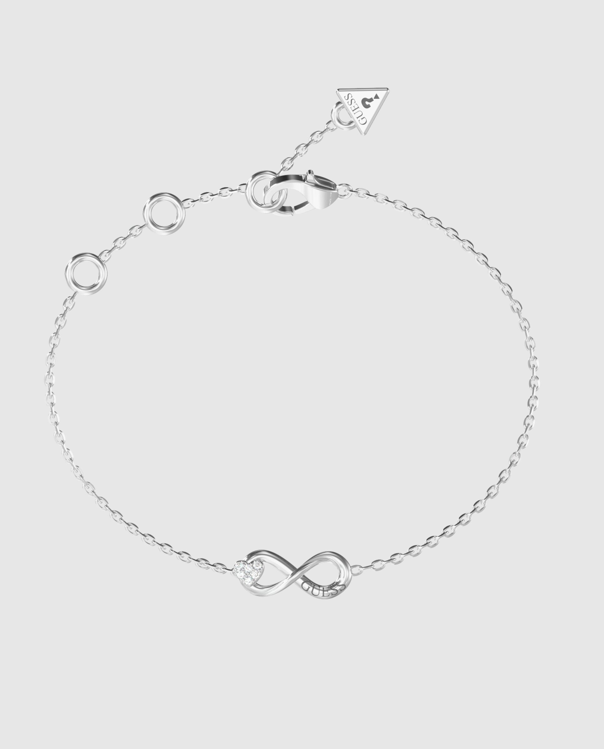 Imagen 0 de Pulsera de cadena love bites de acero plateada Plata