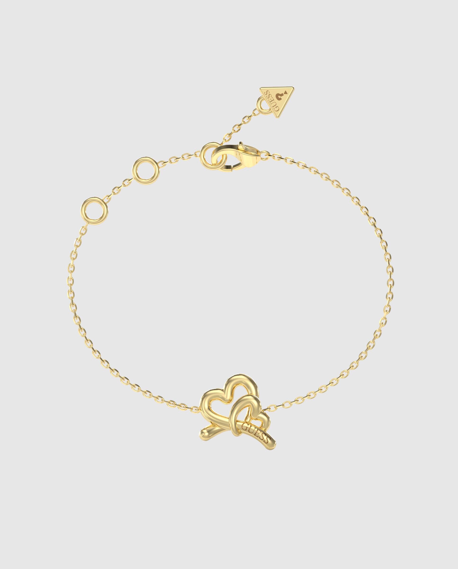 Imagen 0 de Pulsera de cadena love bites de acero dorada Oro