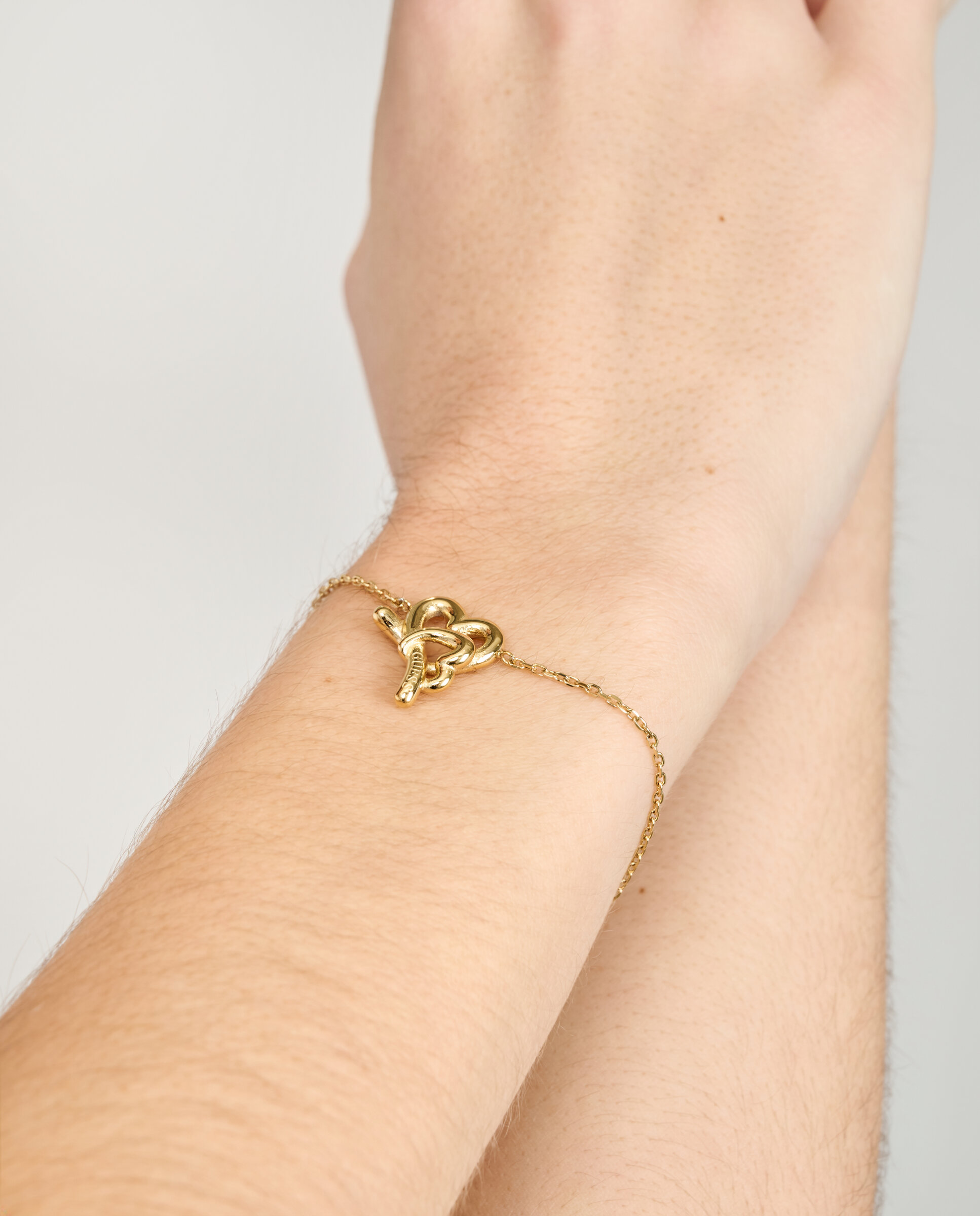 Pulsera de cadena love bites de acero - Guess - Oro Oro-2
