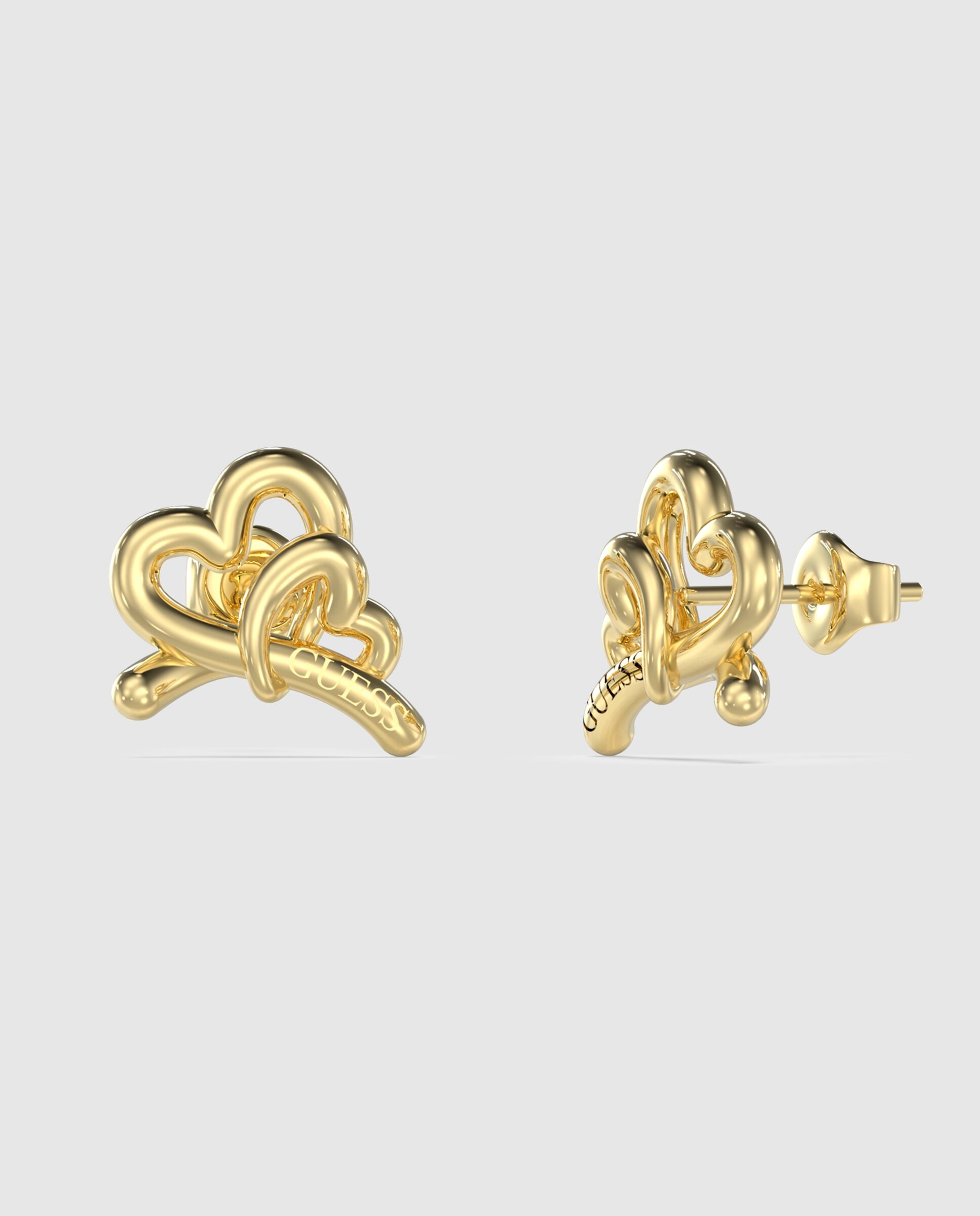 Imagen 0 de Pendientes love bites de acero dorado Oro