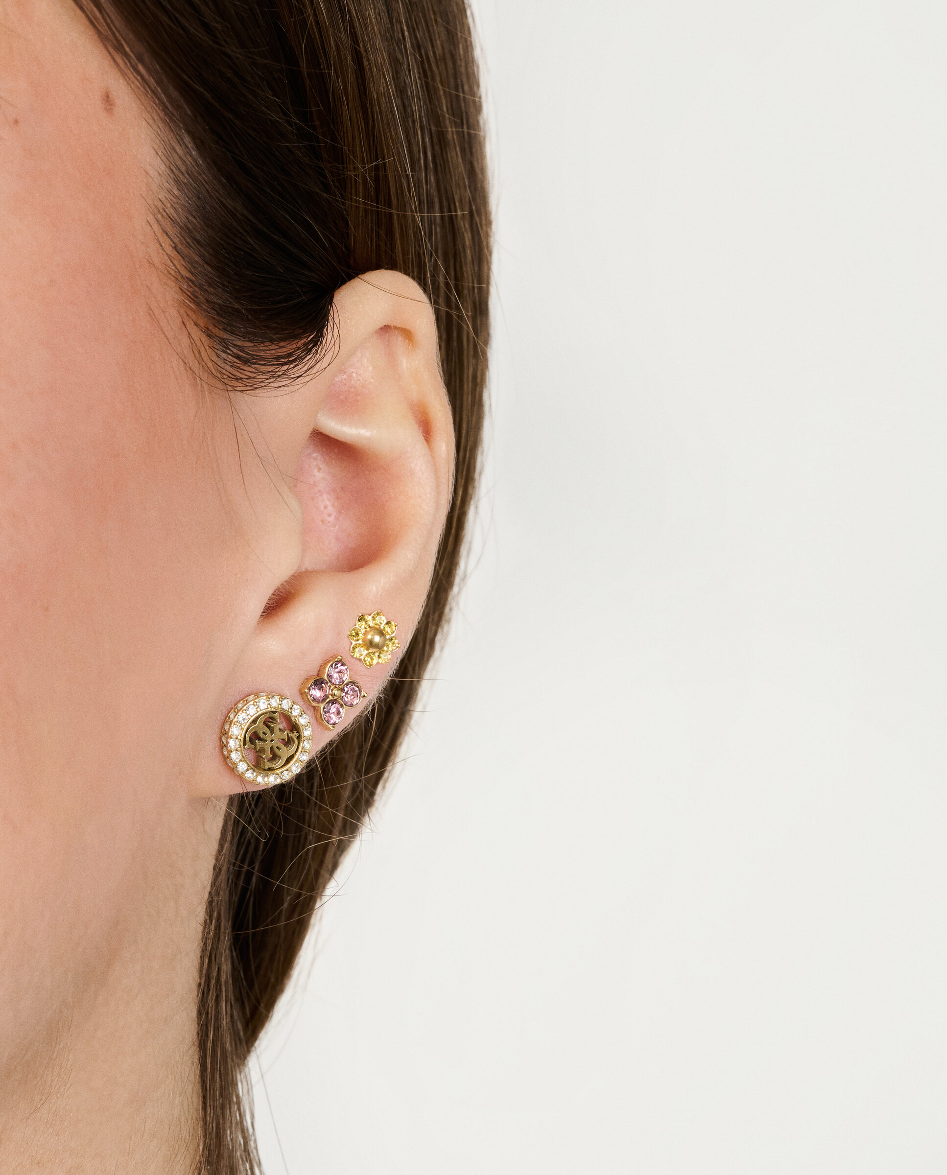 Pendientes secret garden de acero - Guess - Multicolor Multicolor-2
