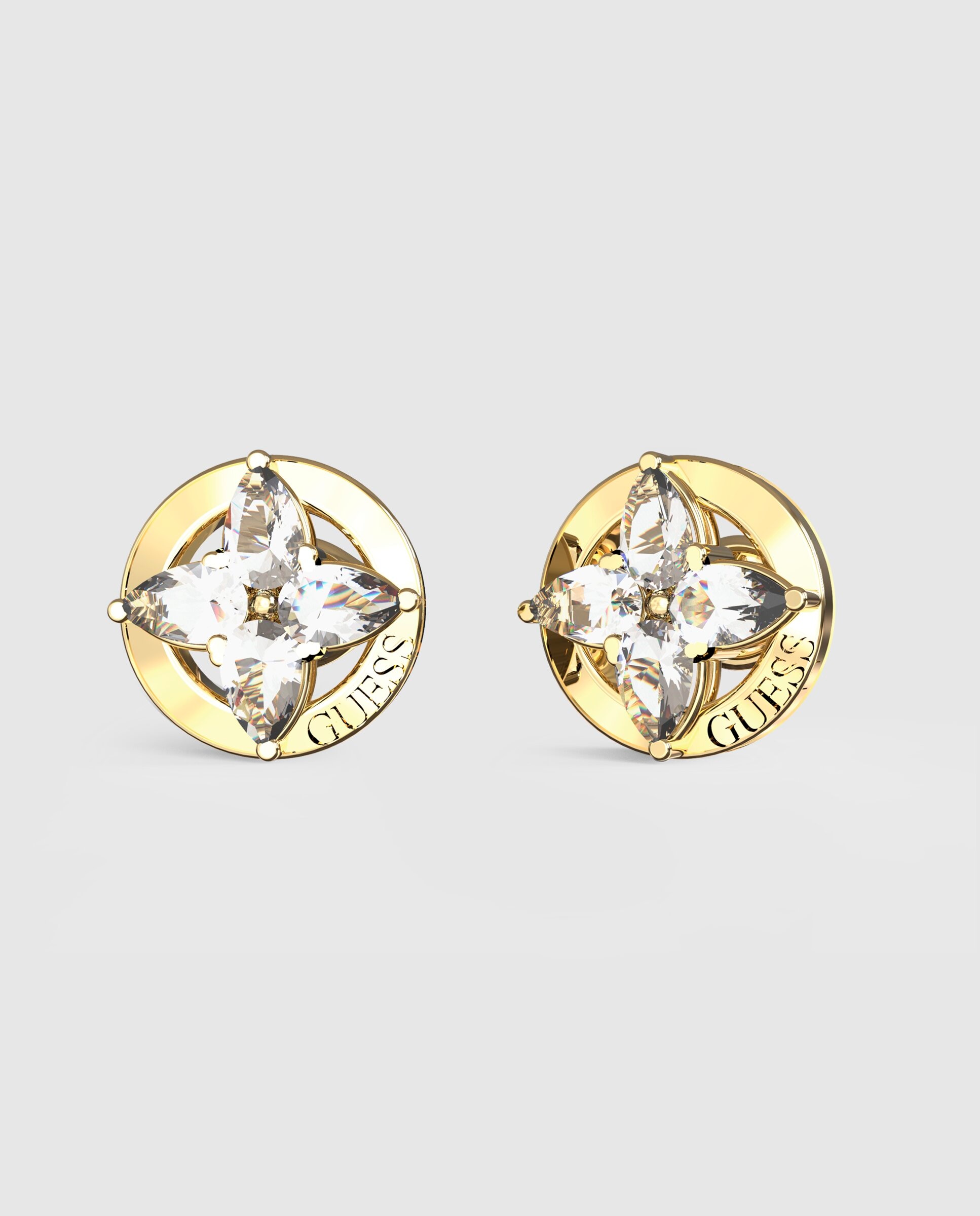 Imagen 0 de Pendientes secret garden de acero dorado Oro