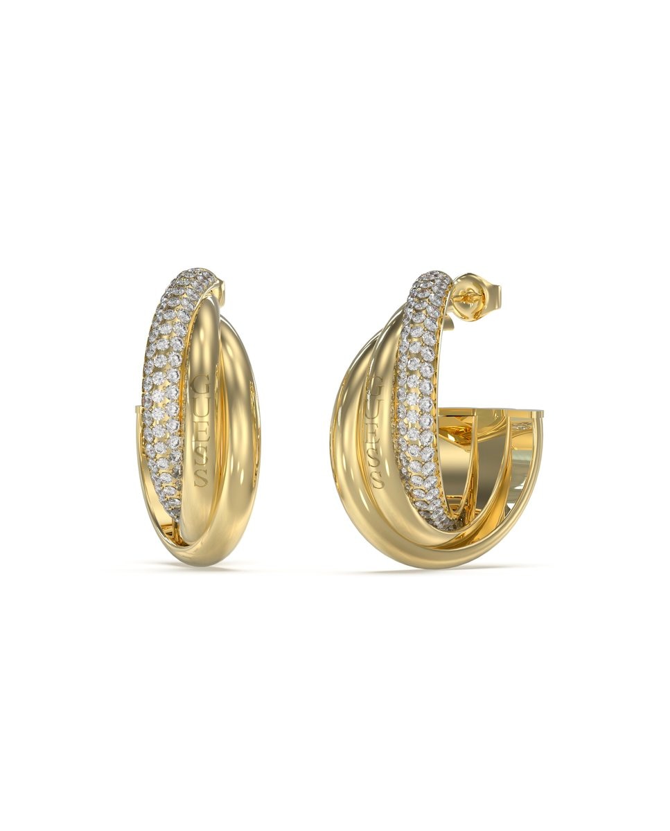 Pendientes perfect de acero dorado - Oro Oro-1