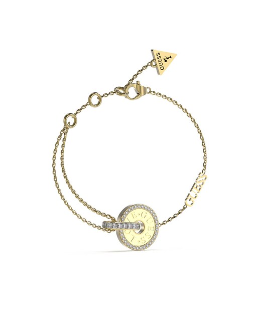 Imagen 0 de Pulsera Love guess de acero dorado