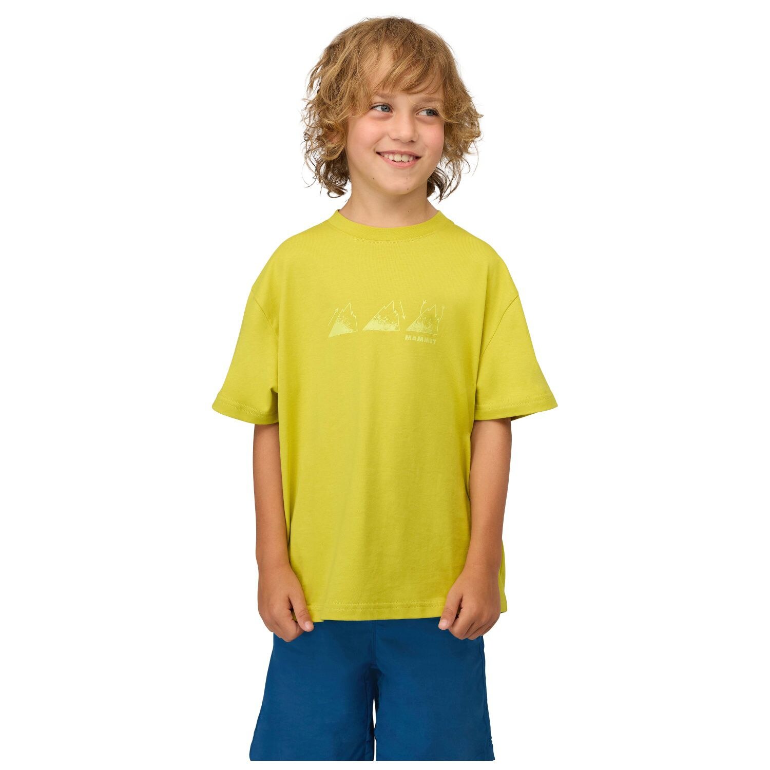Camiseta de niños BASE PLAYGROUND KIDS Mammut - Amarillo Amarillo-4
