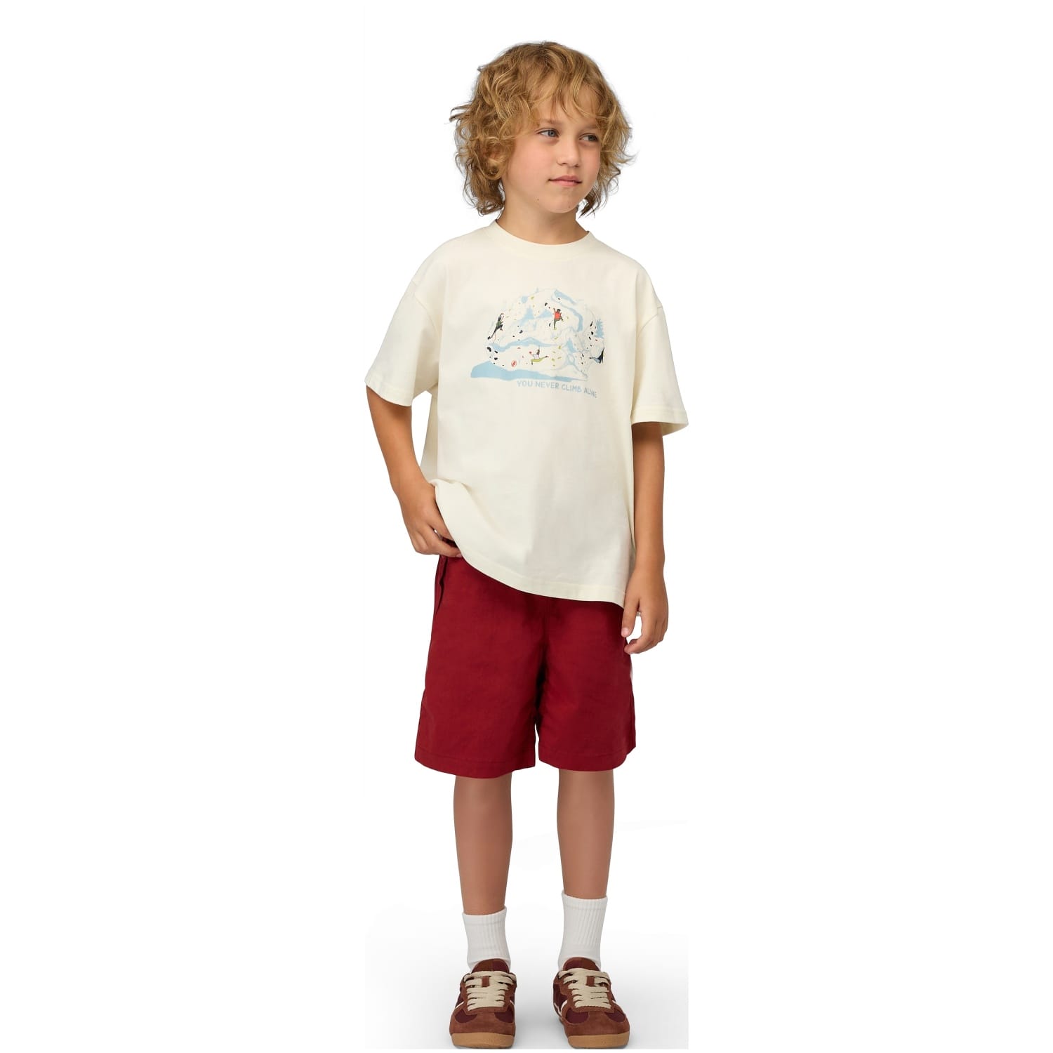 Camiseta de niños BASE CLIMBING KIDS Mammut - Blanco Blanco-4