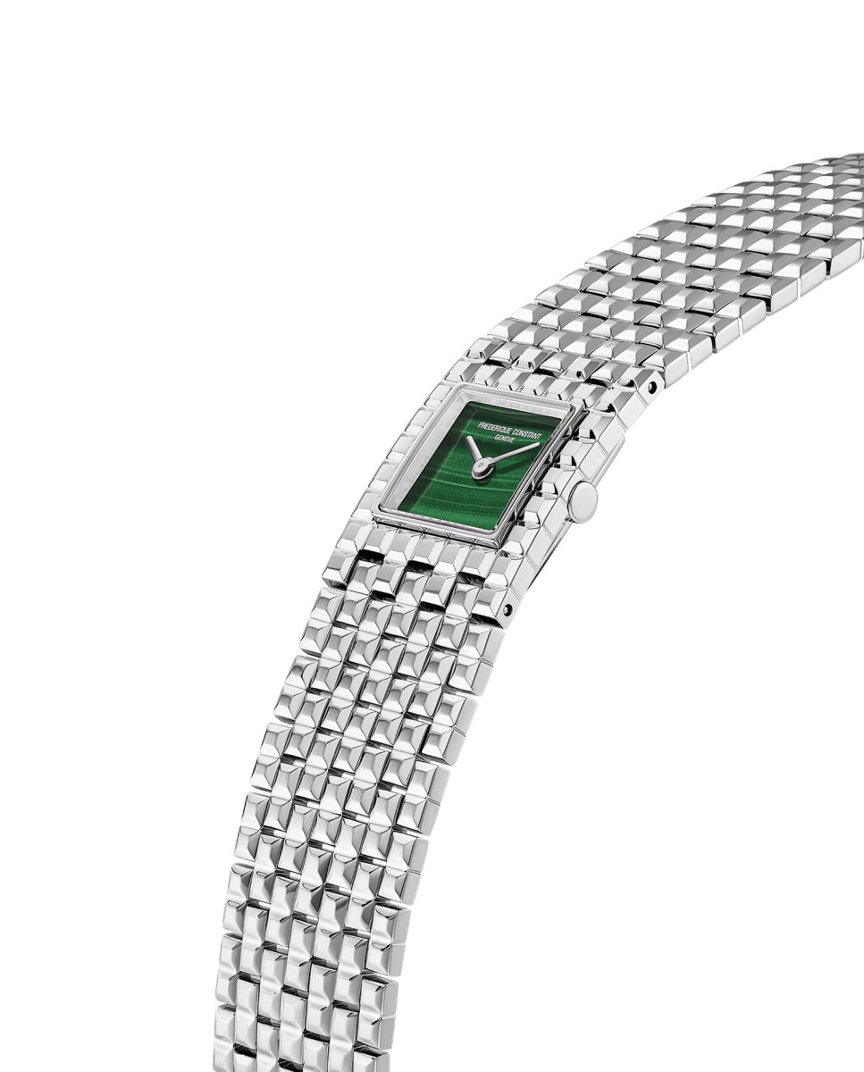 Reloj de mujer classics fc-200ma1mc6b cuarzo manchette esfera verde caja de acero - Frederique Constant - Plata Plata-3
