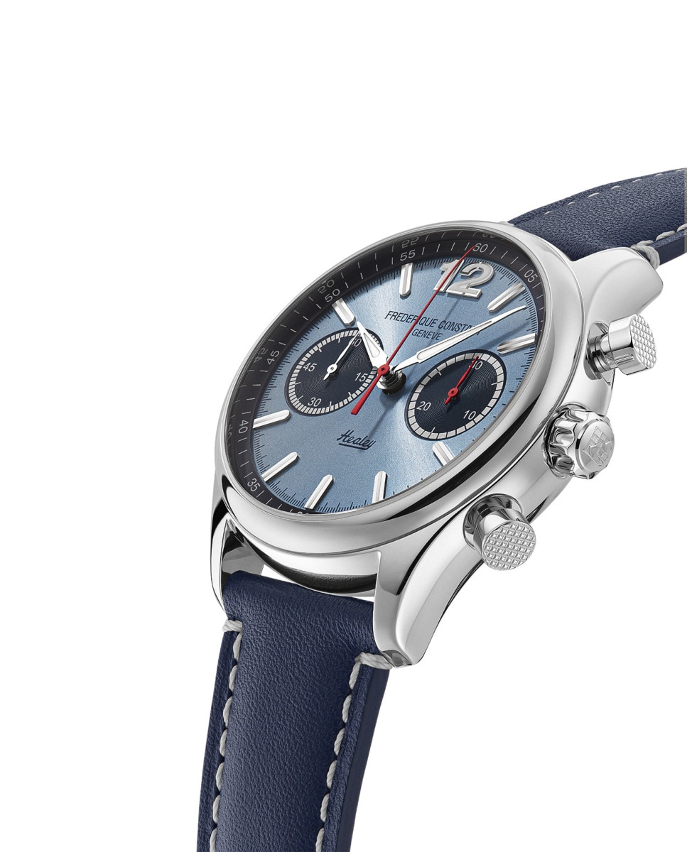 Reloj de hombre classics fc-397hlbn5b6 automático vintage rally healey chronograph automático esfera azul caja de acero - Frederique Constant - Azul Azul-3