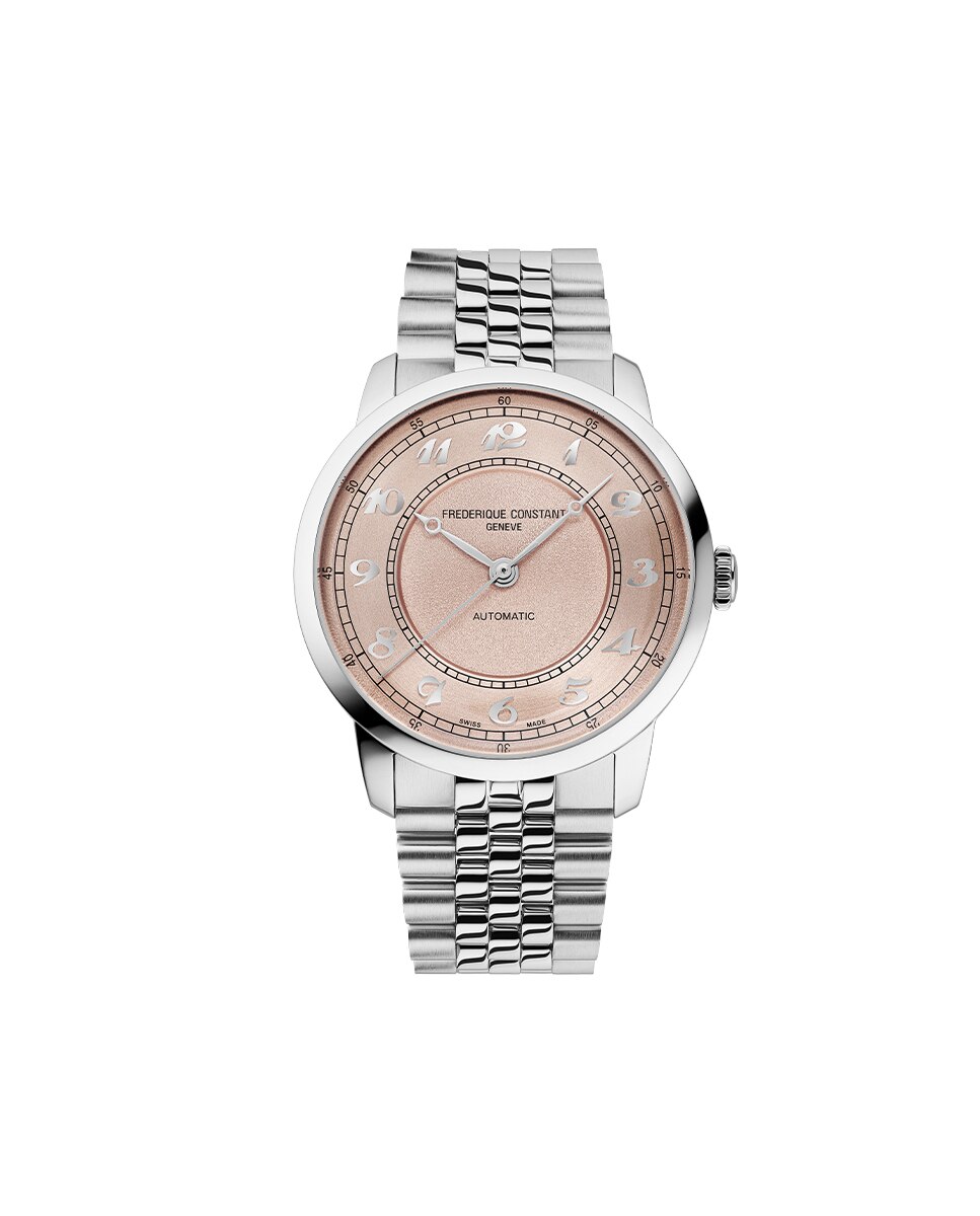 Imagen 0 de Reloj automático de hombre classics premiere fc-301sal3b6b caja de acero 38.50 mm esfera oro rosa Plata