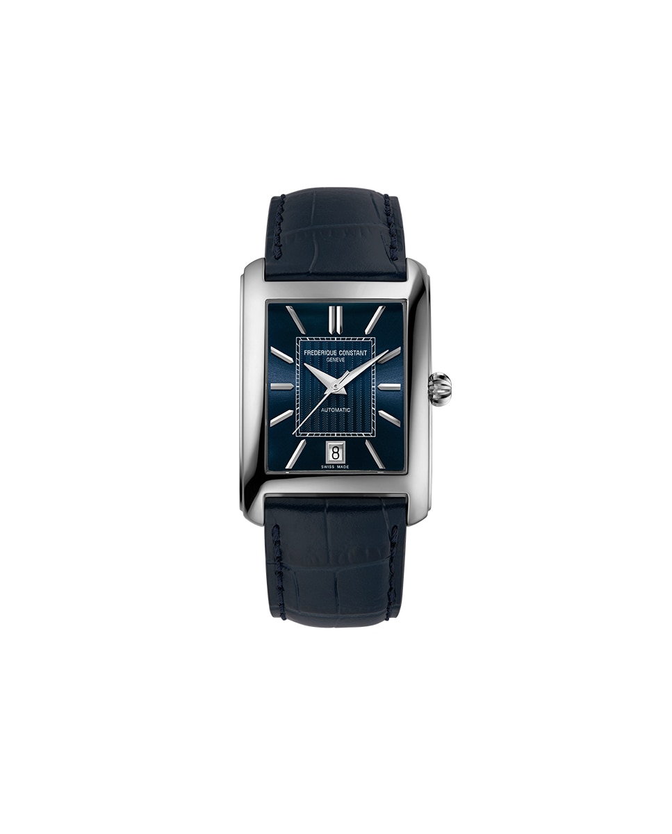 Imagen 0 de Reloj automático de hombre classics carree automatic fc-303n4c26 caja de acero 42.30x30 mm esfera azul marino Azul