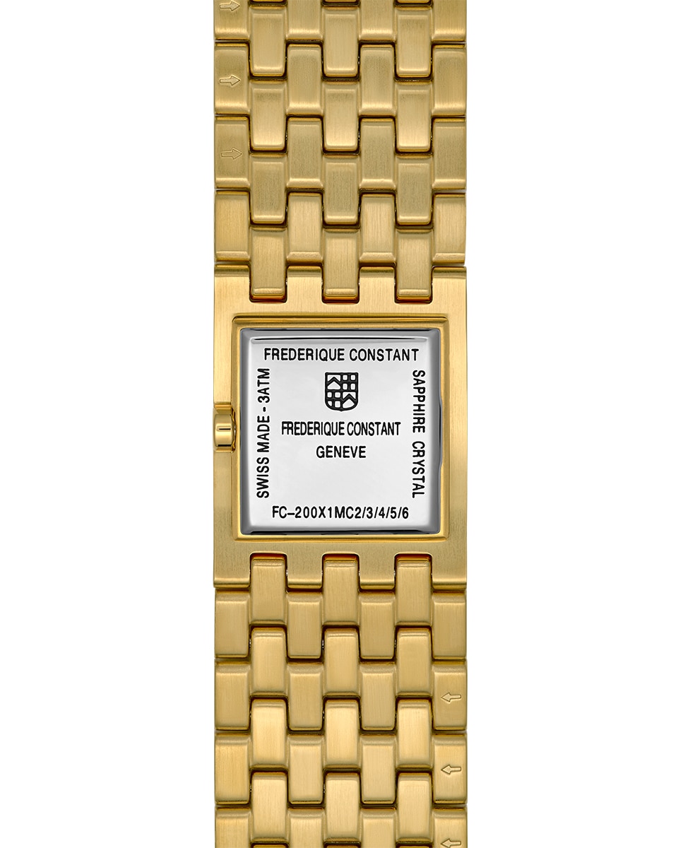 Imagen 2 de Reloj de mujer classics manchette fc-200onb1mc5b caja de acero color oro amarillo 25.7x20 mm esfera negra - Frederique Constant - Multicolor Multicolor