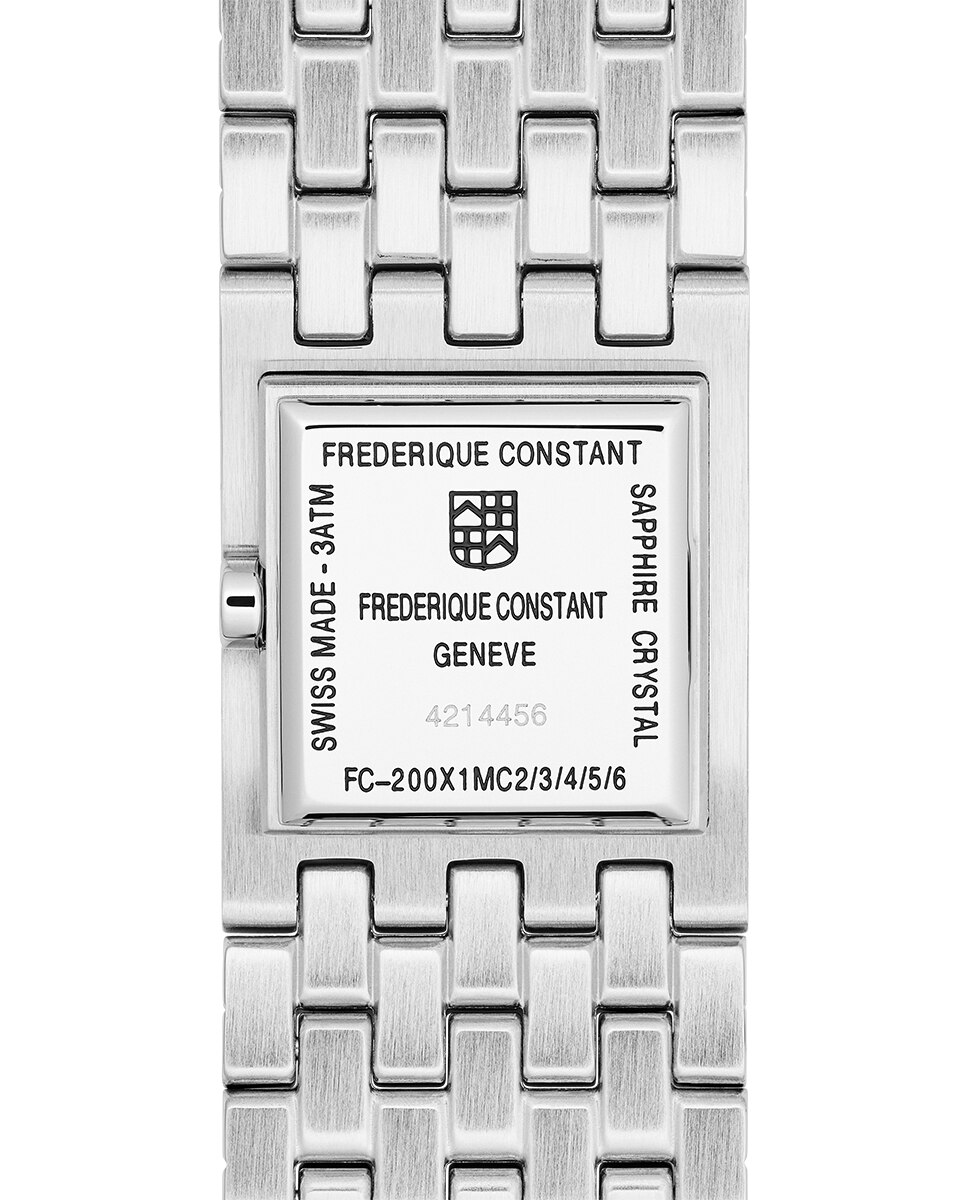 Reloj de mujer classics manchette fc-200gr1mc6b caja de acero 25.7x20 mm esfera verde - Frederique Constant - Plata Plata-2