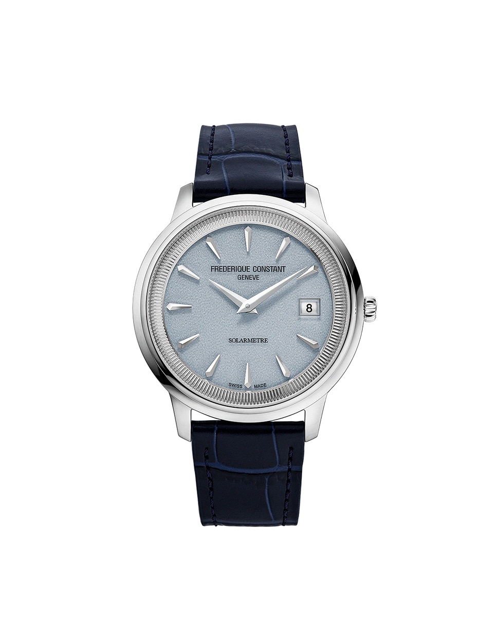 Reloj de hombre/mujer classics moneta solarmetre fc-120lb3s6 caja de acero 39 mm esfera - Frederique Constant - Azul Azul-1