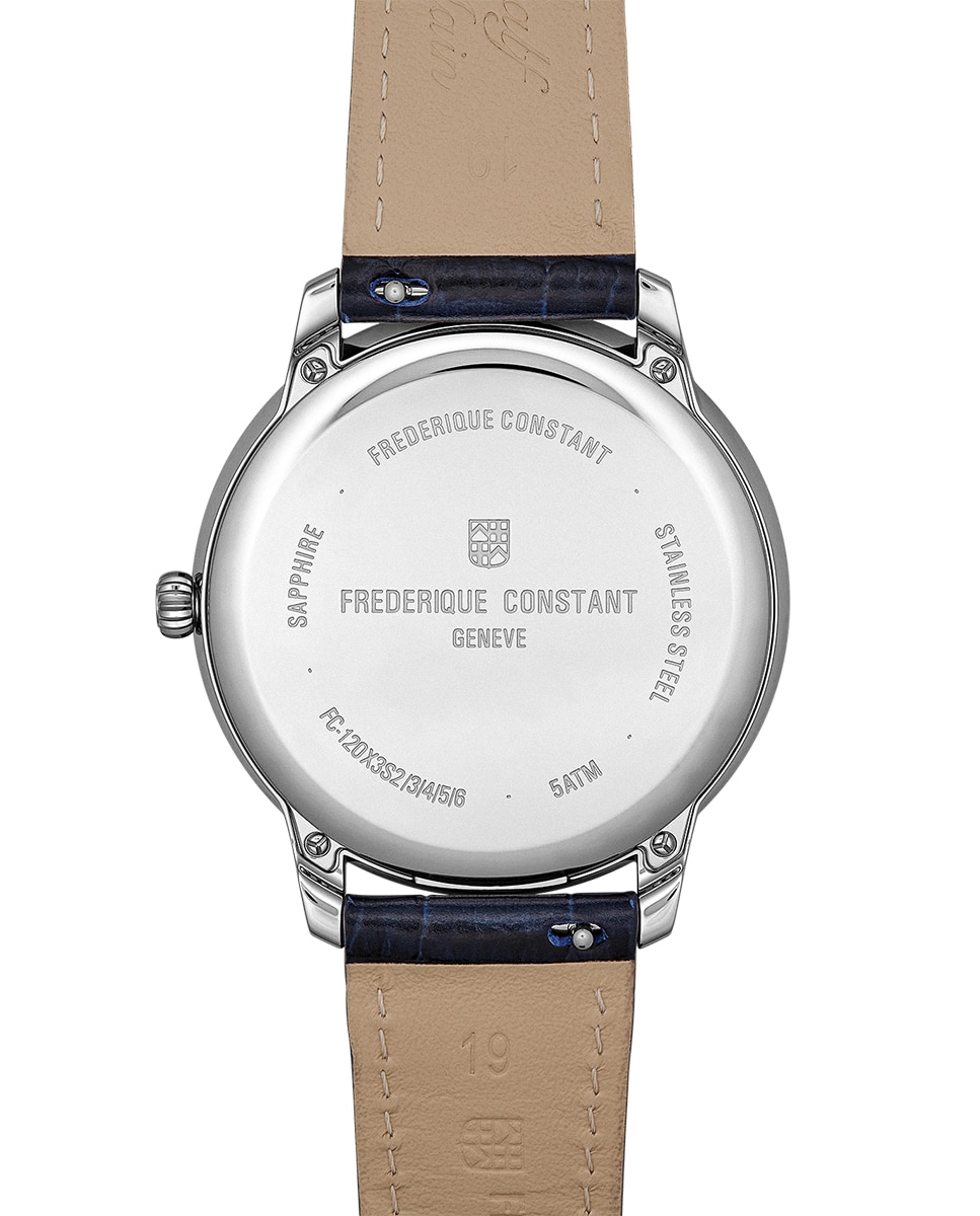 Reloj de hombre/mujer classics moneta solarmetre fc-120lb3s6 caja de acero 39 mm esfera - Frederique Constant - Azul Azul-2