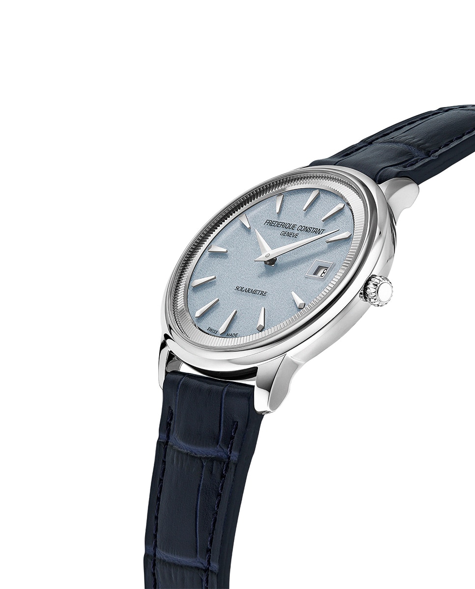 Reloj de hombre/mujer classics moneta solarmetre fc-120lb3s6 caja de acero 39 mm esfera - Frederique Constant - Azul Azul-3