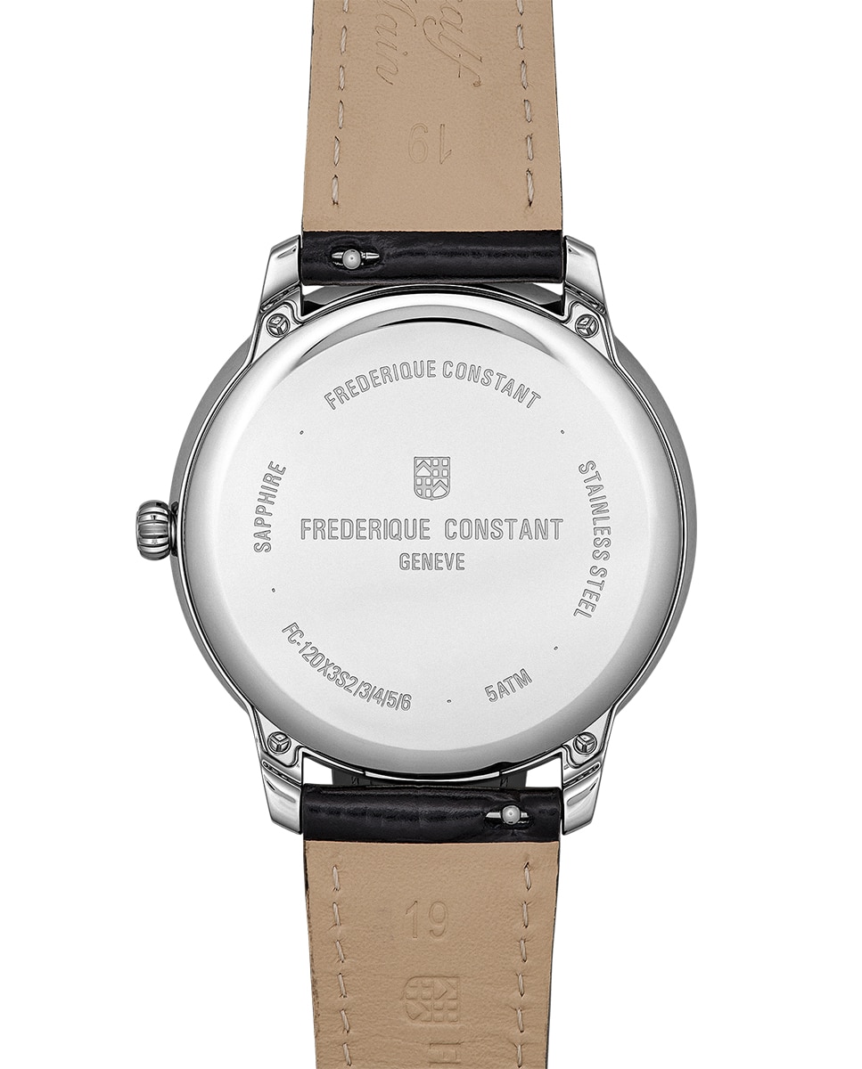 Imagen 2 de Reloj de hombre/mujer classics moneta solarmetre fc-120brg3s6 caja de acero 39 mm esfera burdeos - Frederique Constant - Negro Negro