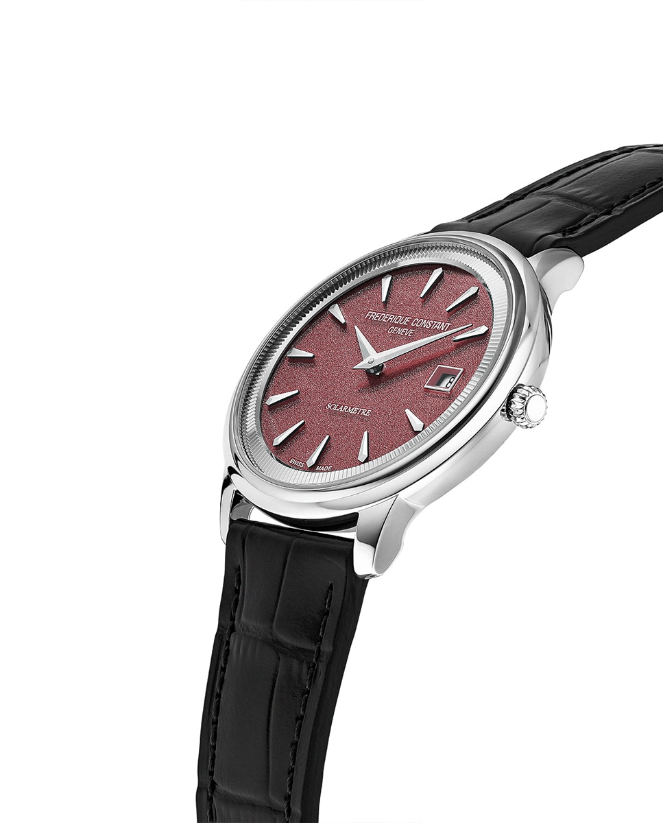 Imagen 3 de Reloj de hombre/mujer classics moneta solarmetre fc-120brg3s6 caja de acero 39 mm esfera burdeos - Frederique Constant - Negro Negro