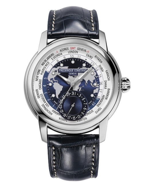 Imagen 0 de Reloj de hombre Manufacture classic worldtimer esfera azul y caja acero