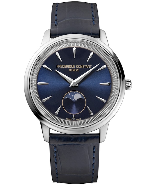Imagen 0 de Reloj Classics quartz moonphase esfera azul y caja de acero