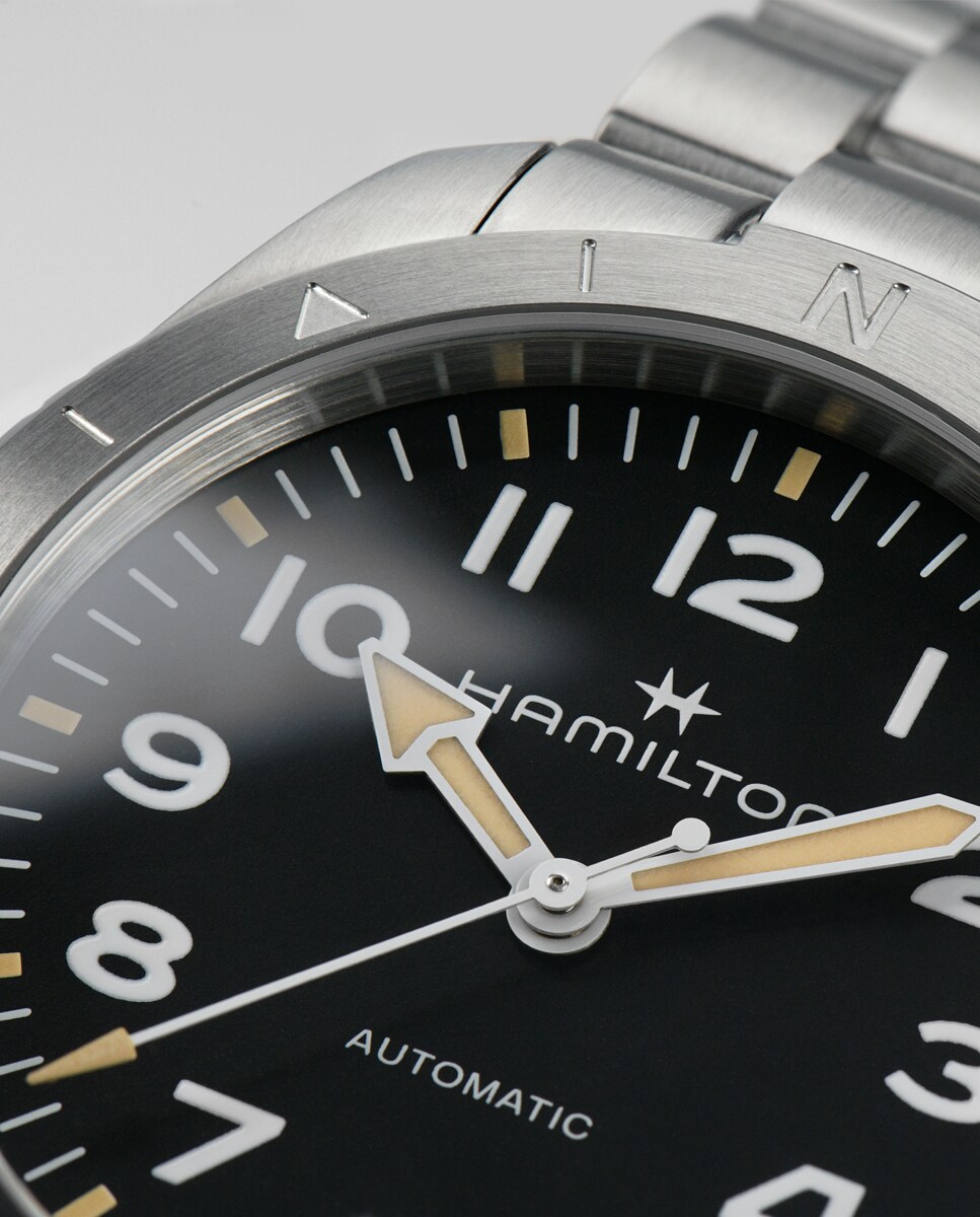 Reloj de hombre automático Khaki Field Expedition de 41 mm H70315130 de acero - Hamilton - Gris Gris-4