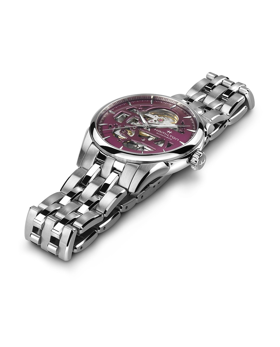 Reloj de mujer automático Jazzmaster Sketeton de 36 mm H32265101