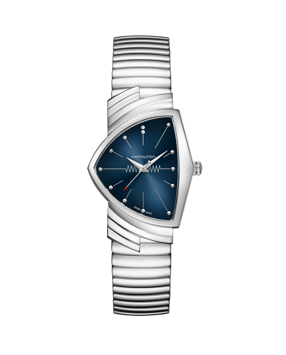 Imagen 0 de Reloj de hombre Ventura L de cuarzo H24411142 de acero Azul