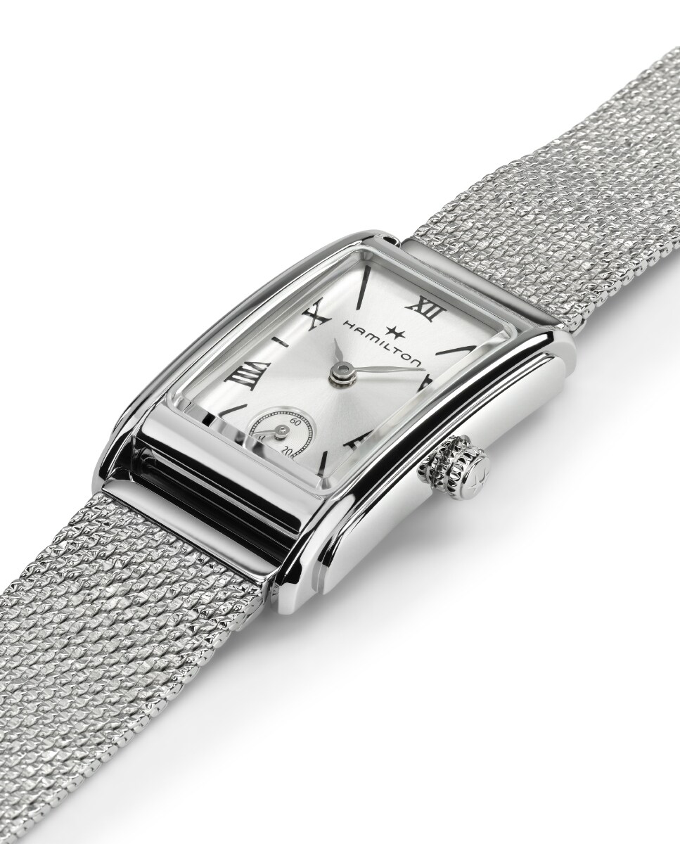 Reloj de mujer American Classic Ardmore H11221150 con brazalete de acero - Hamilton - Gris Gris-3