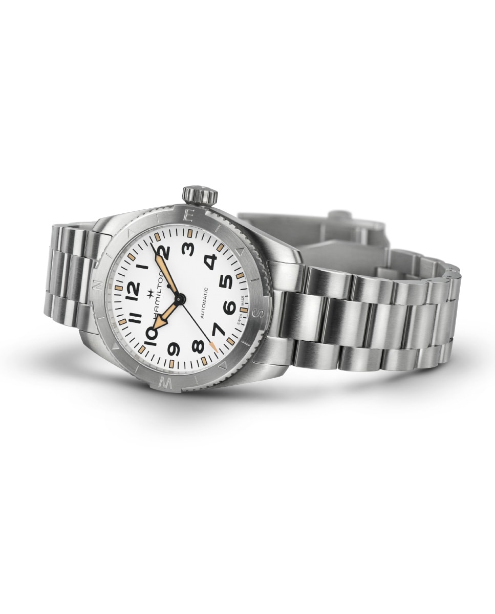 Reloj de mujer automático Khaki Field Expedition de 37 mm H70225110 de acero - Hamilton - Plata Plata-2