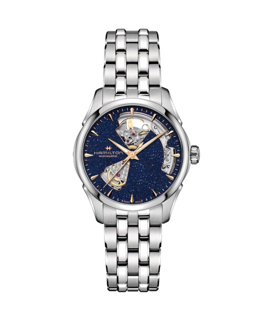 Imagen 0 de Reloj de hombre automático Jazzmaster Open Heart de 36 mm H32215142 de acero