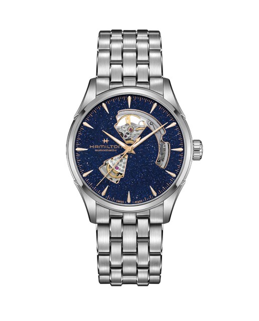Imagen 0 de Reloj de hombre automático Jazzmaster Open Heart de 42 mm H32705140 de acero