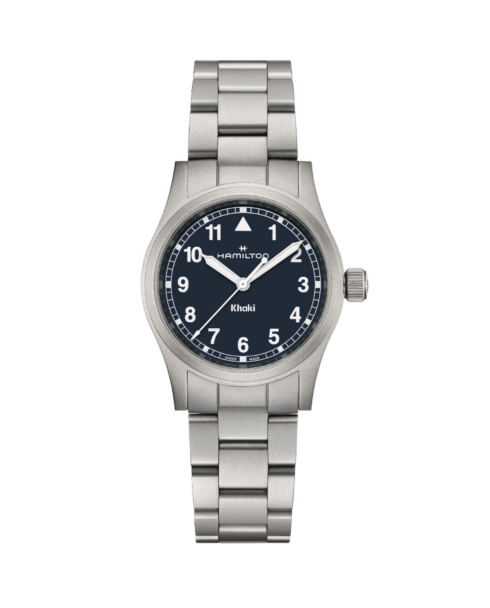 Reloj de mujer Khaki Field Quartz de 33 mm H69301140 de acero