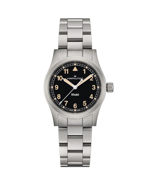 Imagen 0 de Reloj de mujer Khaki Field Quartz de 33 mm H69301131 de acero
