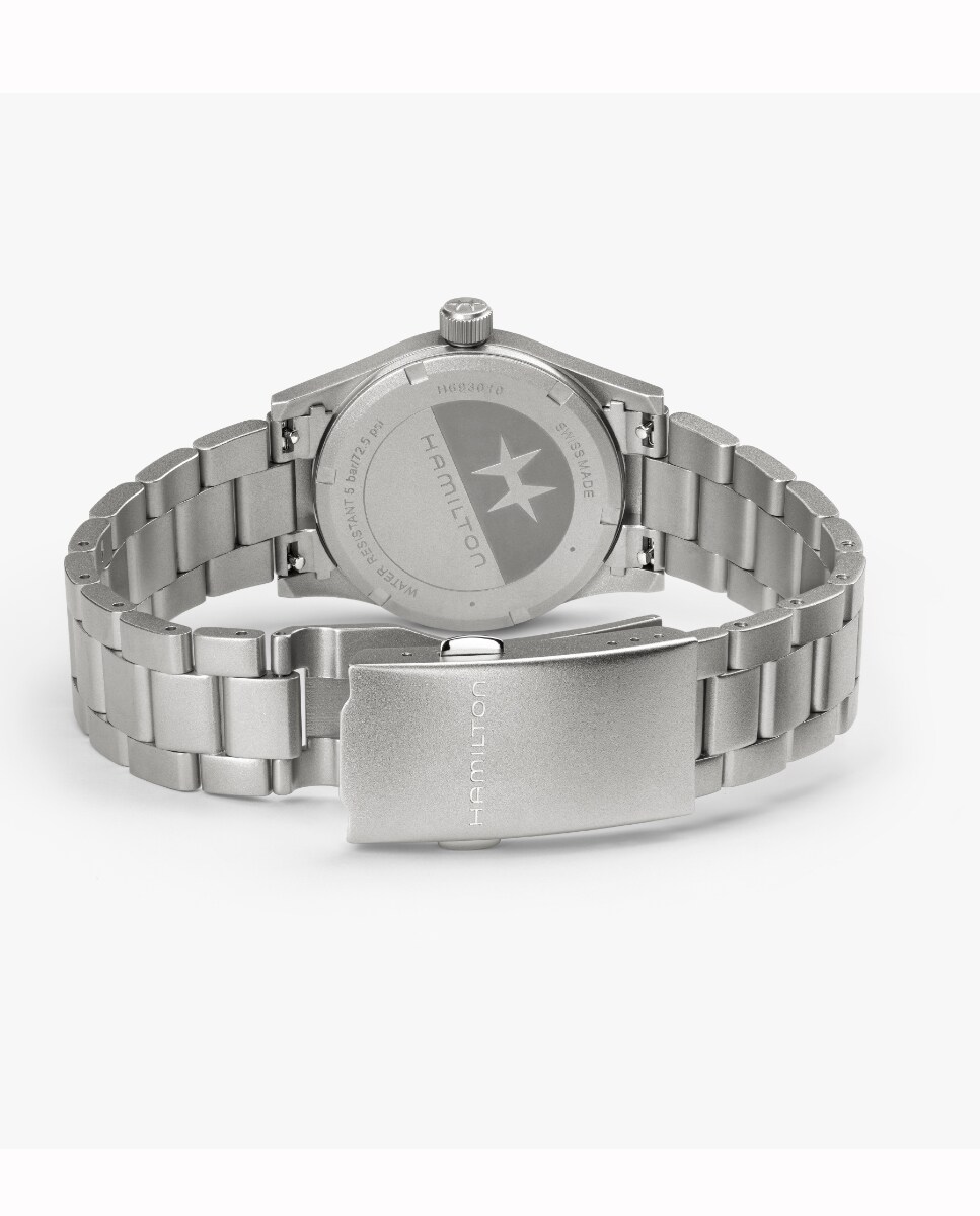 Reloj de mujer Khaki Field Quartz de 33 mm H69301110 de acero Plata-4