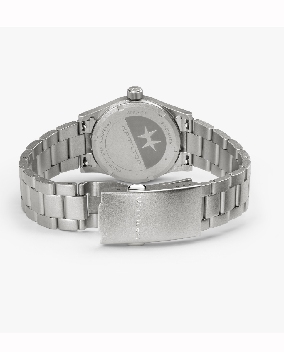 Reloj de mujer Khaki Field Quartz de 33 mm H69301110 de acero Plata-4