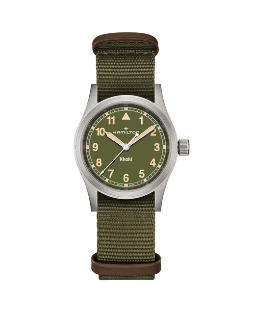 Imagen 0 de Reloj de mujer Khaki Field Quartz de 33 mm H69301960 de tejido