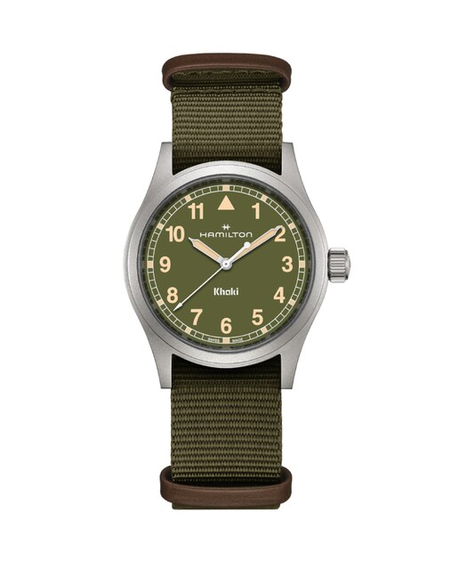 Imagen 0 de Reloj de hombre Khaki Field Quartz de 38 mm H69401960 de tejido