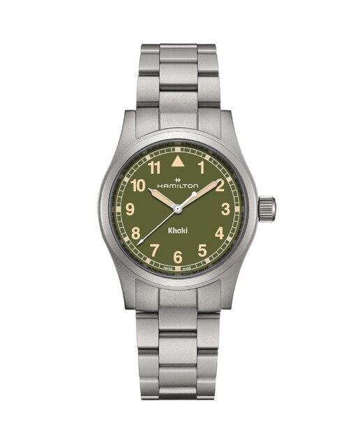 Imagen 0 de Reloj de hombre Khaki Field Quartz de 38 mm H69401160 de acero