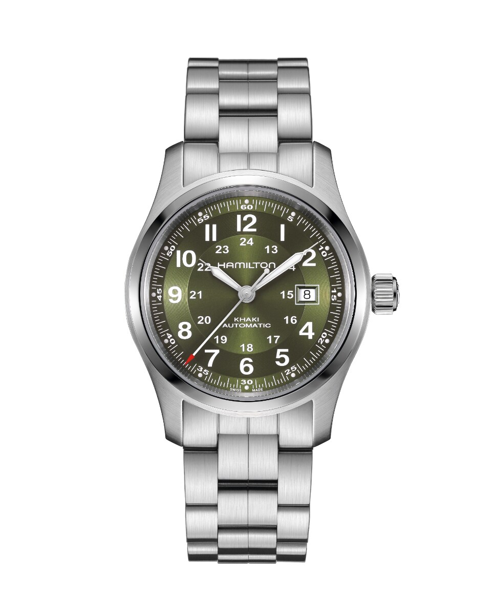 Reloj de hombre automático Khaki Field de 42 mm H70605160 de acero