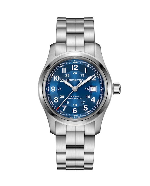 Imagen 0 de Reloj de hombre automático Khaki Field de 42 mm H70605140 de acero con calendario