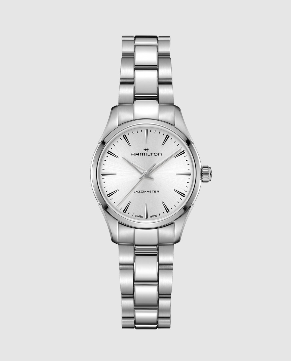 Imagen 0 de Reloj de mujer jazzmaster quartz de 32 mm h32301181 de acero Plata