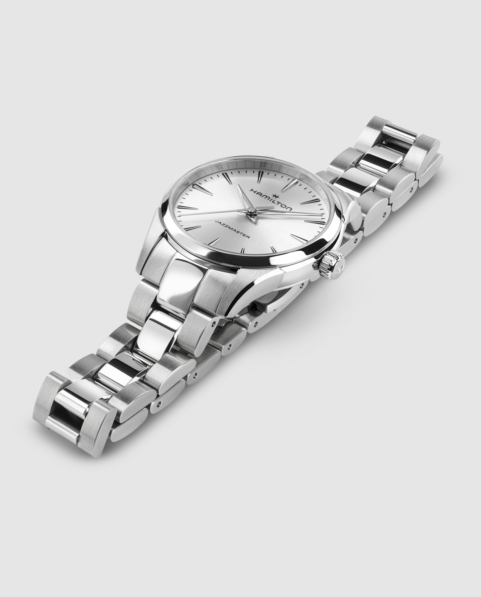 Reloj de mujer jazzmaster quartz de 32 mm h32301181 de acero - Hamilton - Plata Plata-3