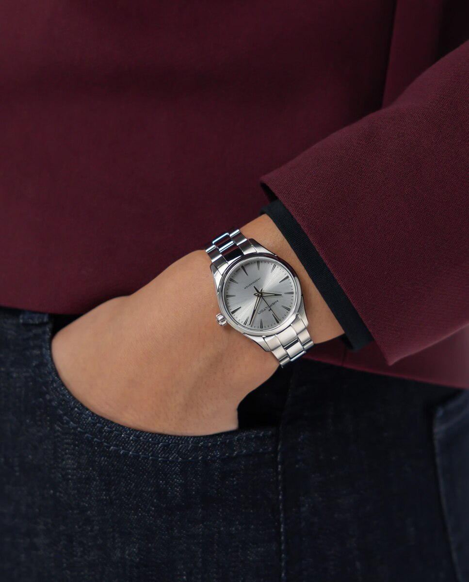 Reloj de mujer jazzmaster quartz de 32 mm h32301181 de acero - Hamilton - Plata Plata-5