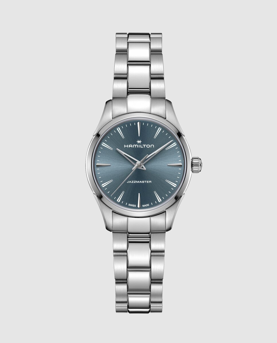 Reloj de mujer jazzmaster quartz de 32 mm h32301141 de acero - Hamilton - Plata Plata-1