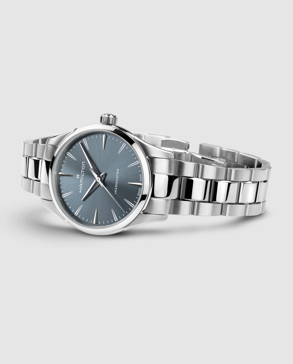 Reloj de mujer jazzmaster quartz de 32 mm h32301141 de acero - Hamilton - Plata Plata-2