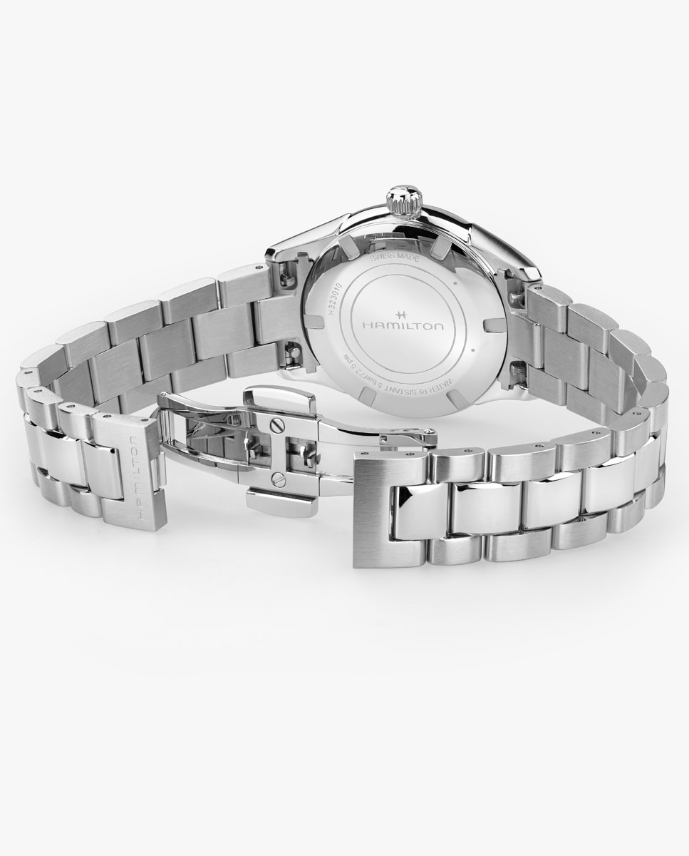Reloj de mujer jazzmaster quartz de 32 mm h32301141 de acero - Hamilton - Plata Plata-4